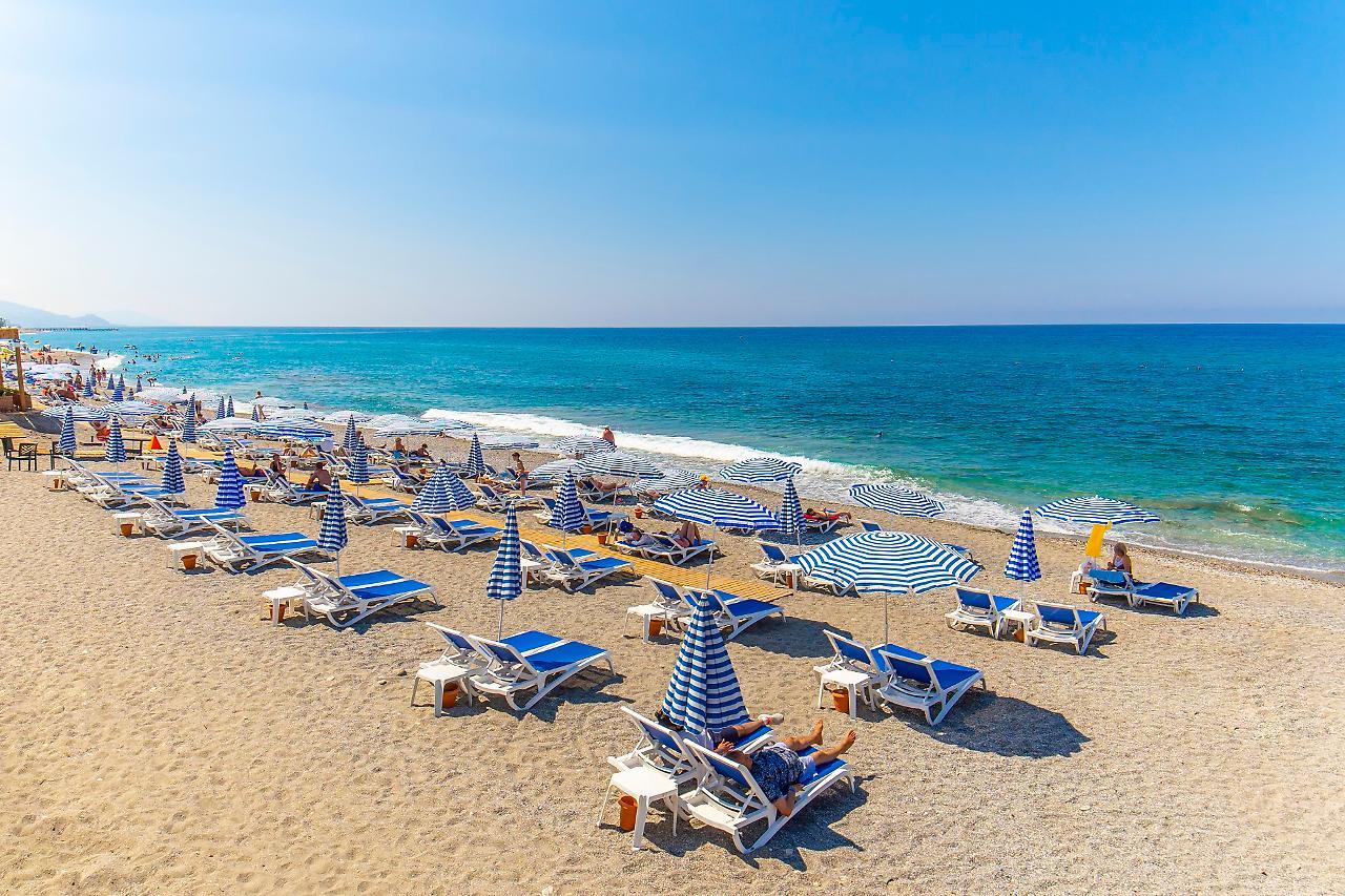 Relax Beach Hotel Alanya Bagian luar foto